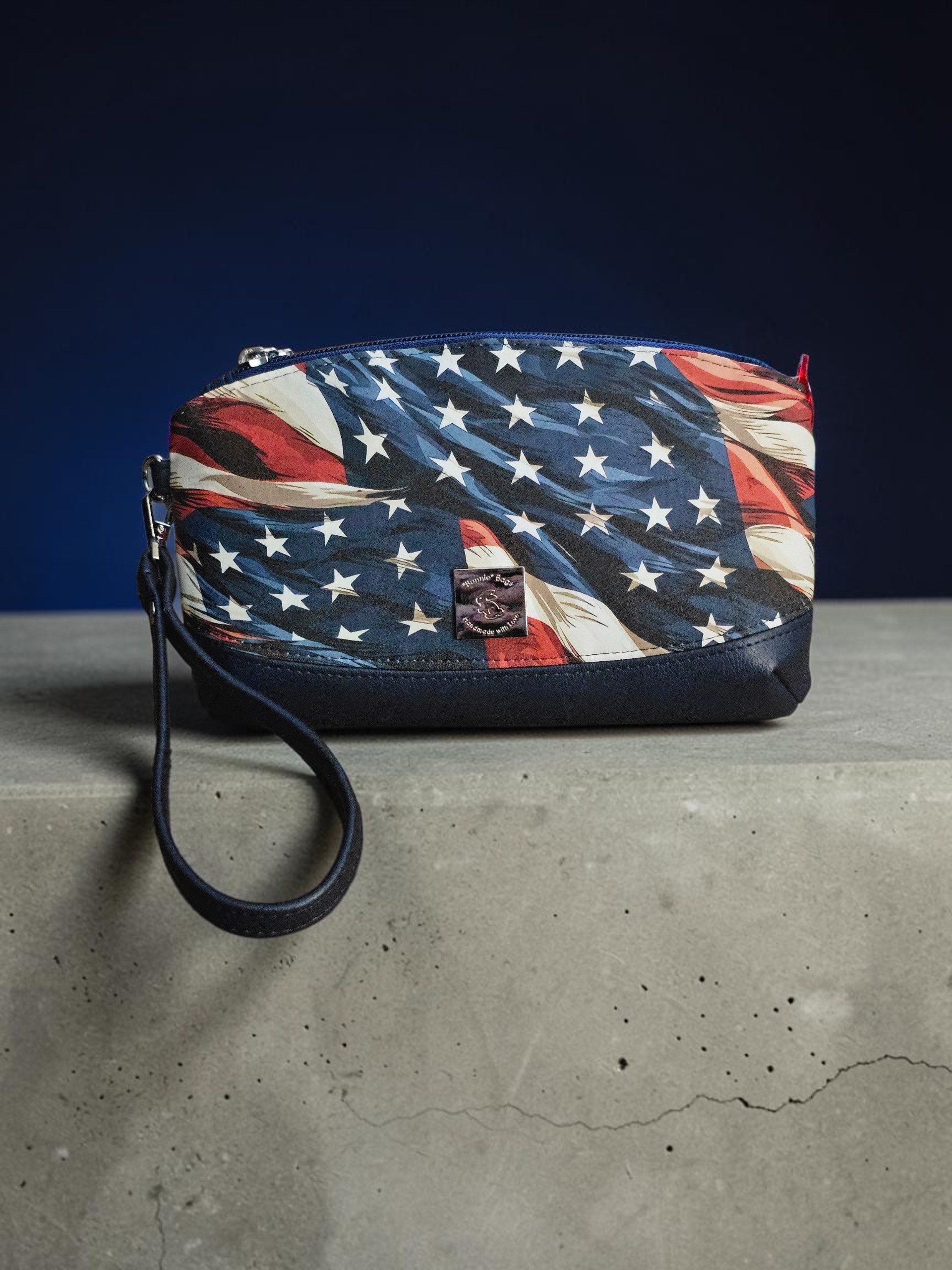 Hazel Wristlet handmade clutch