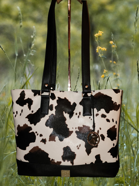 Medium Tote Bag - Cow