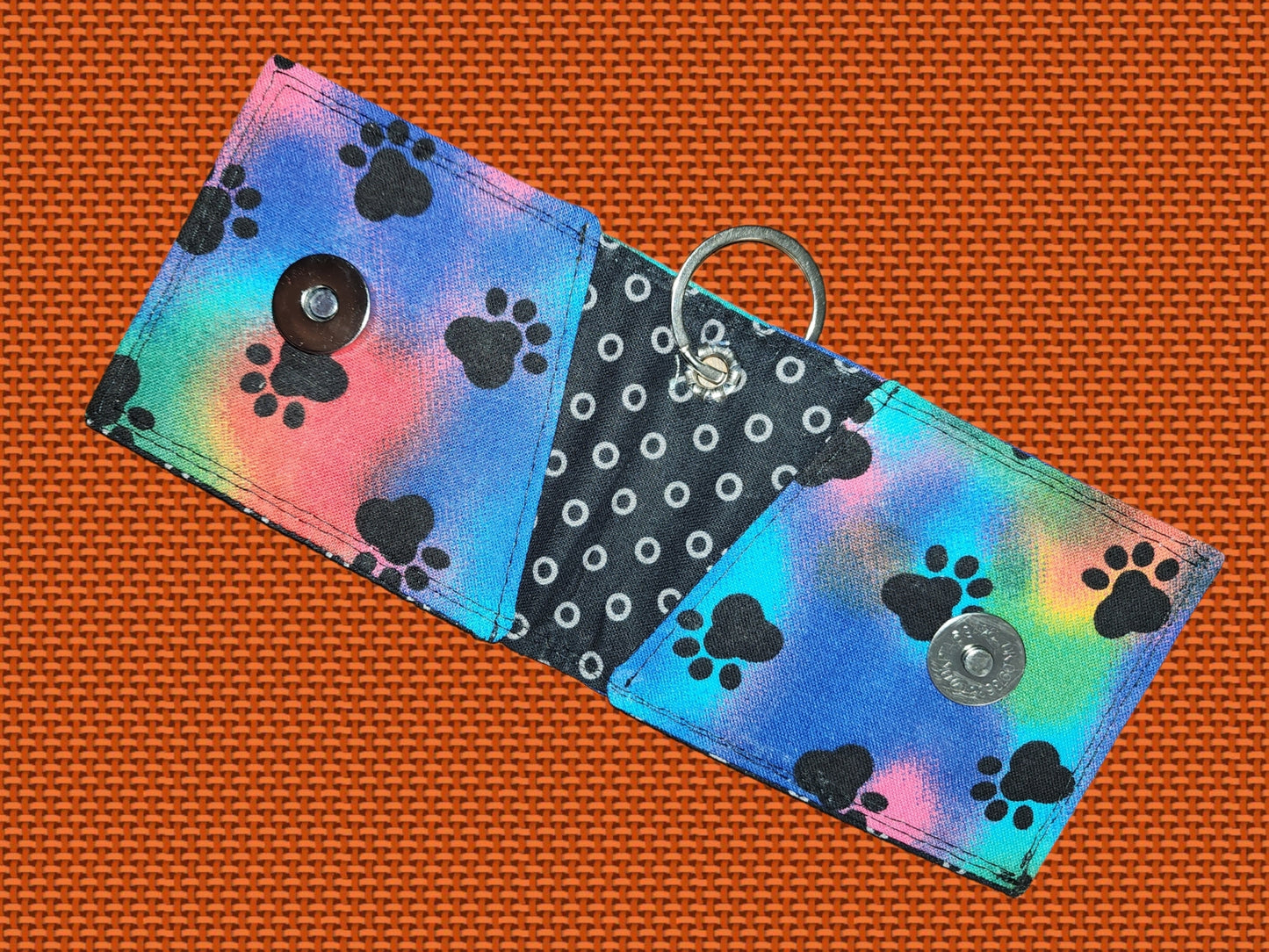 Key Chain Wallet - Paws