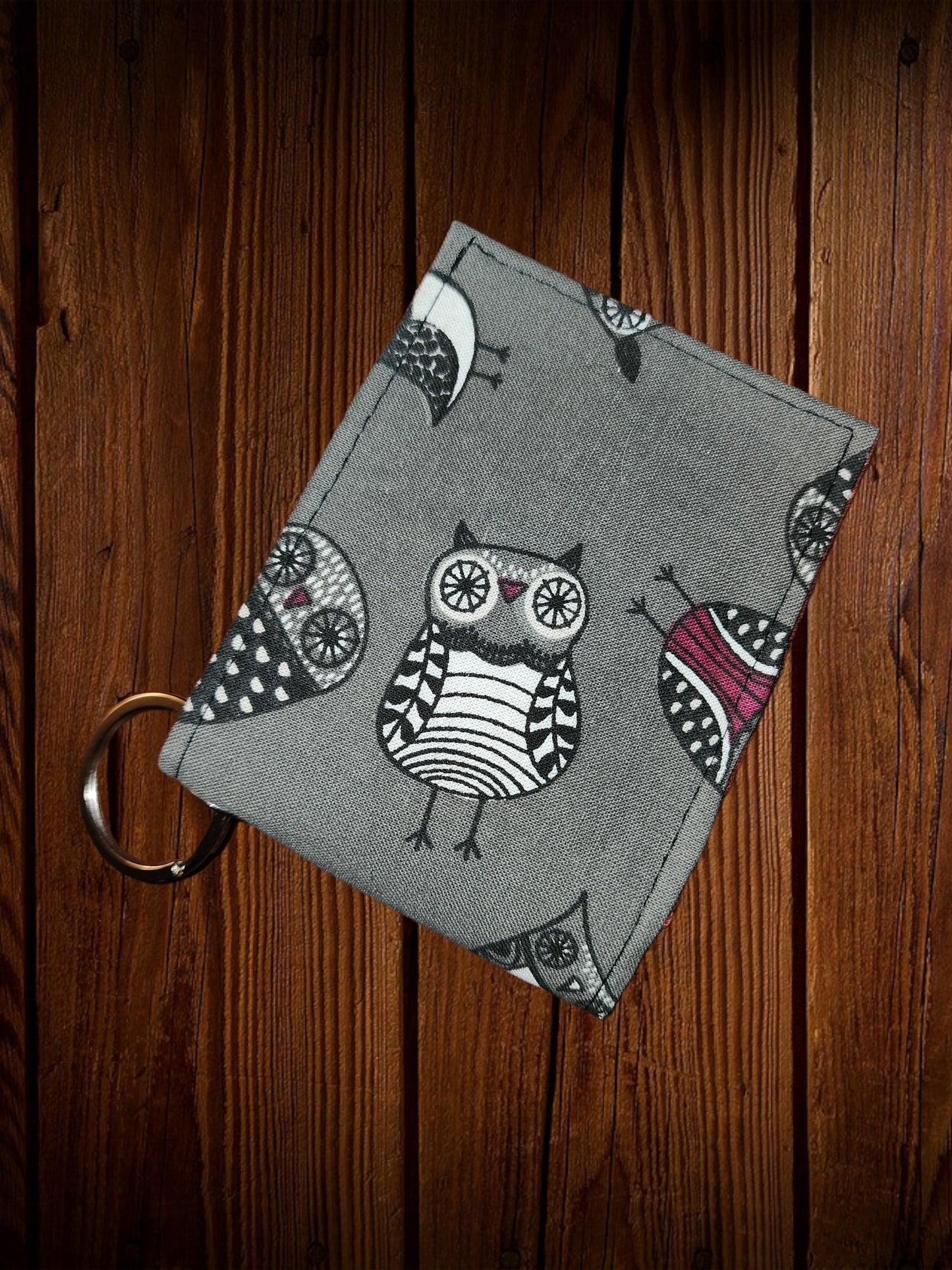 Key Chain Wallet - Owls