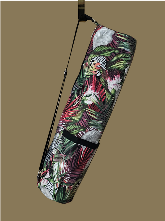 Yoga Mat Bag - Tropical Green