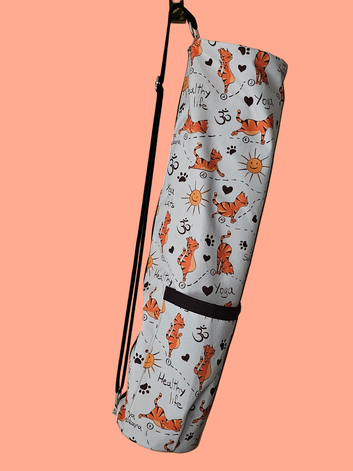 Yoga Mat Bag - Yoga kitties